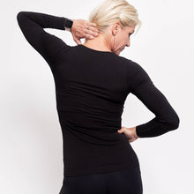 Indlæs billede til gallerivisning Merinould langærmet T-shirt